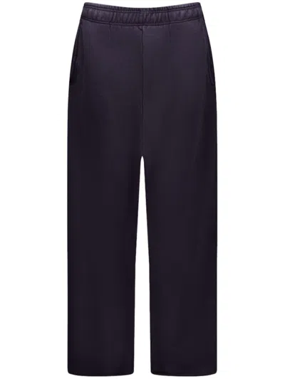 Entire Studios Organic Cotton Track Pants In Black