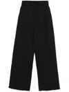 Entire Studios Organic Cotton Track Trousers In Black