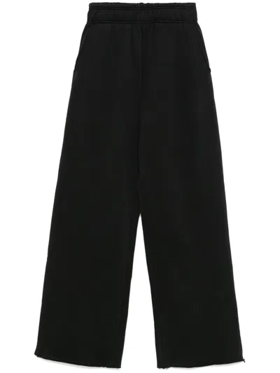 Entire Studios Organic Cotton Track Trousers In Black