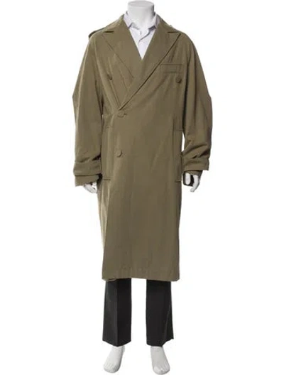Pre-owned Entire Studios Overcoat In Green