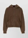 Entire Studios Oversize Cotton Sweatshirt With Hood And Kangaroo Pockets