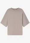 Entire Studios Oversized Boxy T-shirt In Brown
