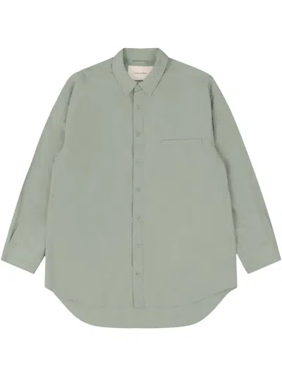 Entire Studios Oversized Button-up Shirt In Green