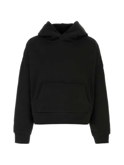 Entire Studios Oversized Cotton Hoodie In Black