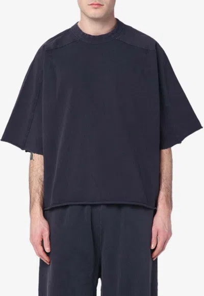 Entire Studios Oversized Crewneck T-shirt In Blue