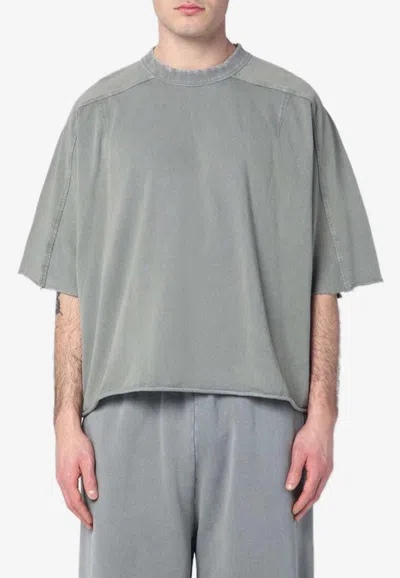 Entire Studios Oversized Crewneck T-shirt In Grey