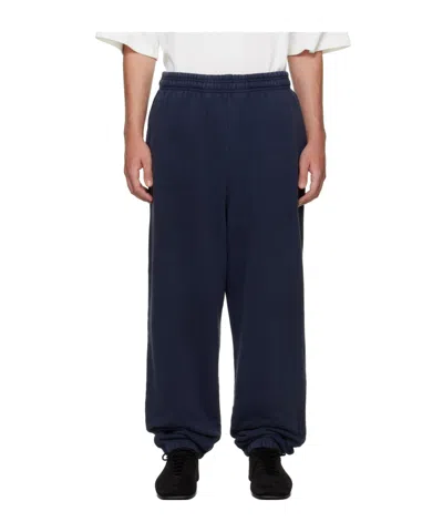 Entire Studios Oversized Drawstring Joggers In Blue