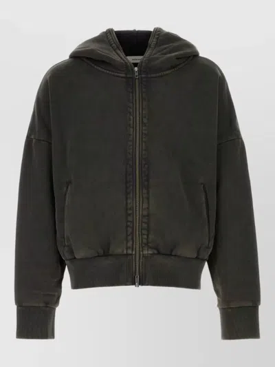 Entire Studios Oversized Hooded Jacket In Black