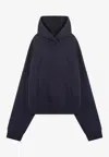 Entire Studios Oversized Hooded Sweatshirt In Navy