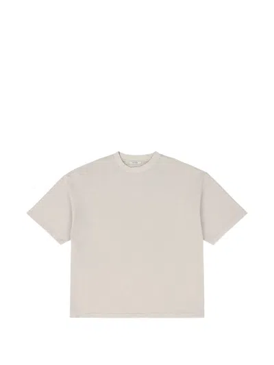 Entire Studios Unisex Boxy Crew Neck T-shirt In Neutral