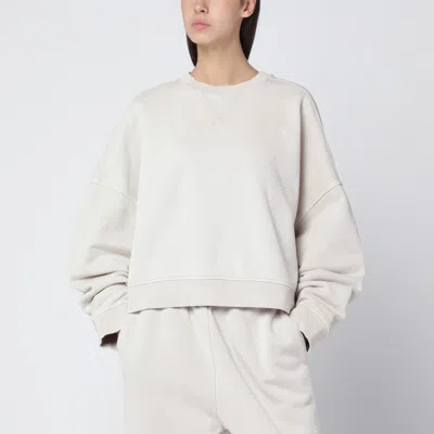 ENTIRE STUDIOS ENTIRE STUDIOS OVERSIZED WHITE CREWNECK SWEATSHIRT