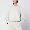 Entire Studios Oversized Crewneck Sweatshirt Dropped Shoulders In Gray