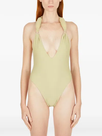 Entire Studios Padded Strap One-piece In White