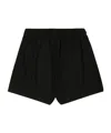 Entire Studios Elasticated Mini Shorts In Black