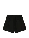 Entire Studios Elasticated Mini Shorts In Black