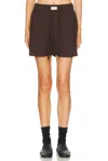 Entire Studios Drawstring Shorts In Brown