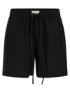 Entire Studios Relaxed Shorts Featuring A Practical Back Pocket In Black