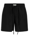 Entire Studios Relaxed Shorts Featuring A Practical Back Pocket In Black
