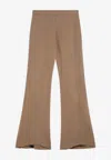 Entire Studios Paneled Flared Pants In Brown