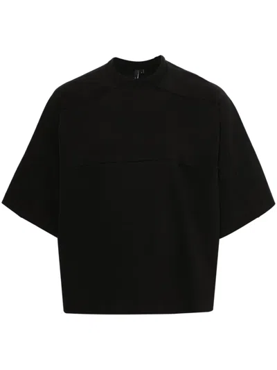Entire Studios Panelled Organic-cotton T-shirt In Black