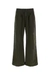 Entire Studios Olive Green Stretch Cotton Pant