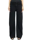 Entire Studios Wide Leg Denim Trousers With Belt Loops