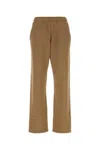 Entire Studios Joggers Cotton Elastic Waistband In Brown