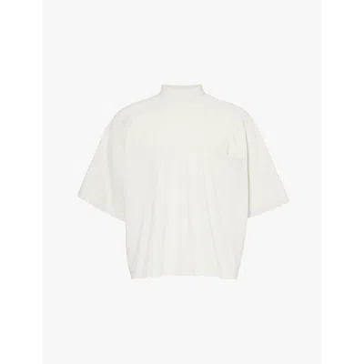 Entire Studios Patch-pocket Relaxed-fit Organic Cotton-jersey T-shirt In White