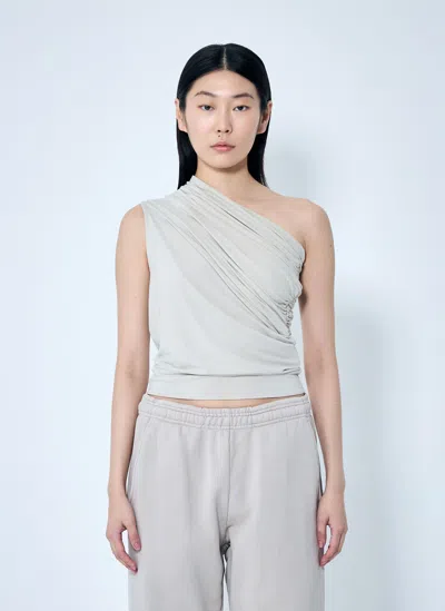 Entire Studios Pillar Draped Top In Grey