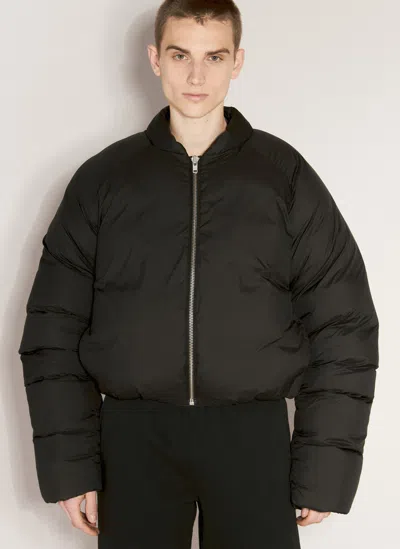 Entire Studios Pillow Bomber Jacket In Black