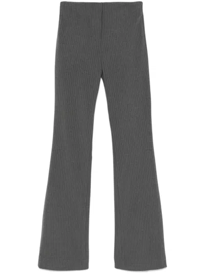 ENTIRE STUDIOS PINSTRIPE BOOTCUT TROUSERS