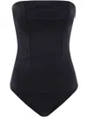 Entire Studios Pipette Bodysuit In Bl Black