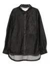 Entire Studios Pocket-chest Shirt In Black