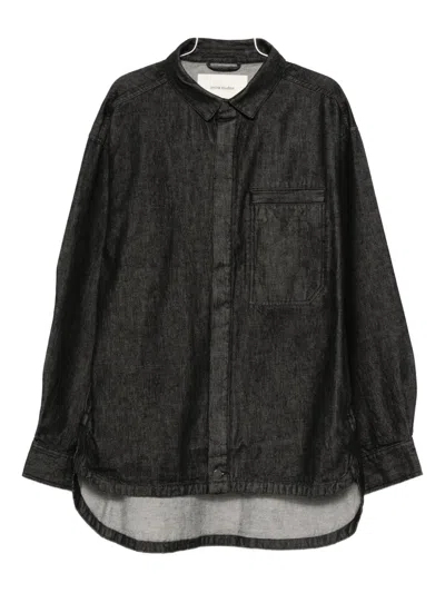 Entire Studios Pocket-chest Shirt In Black