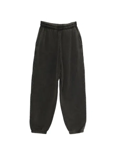 Entire Studios Elasticated-waist Cotton Track Pants In Black