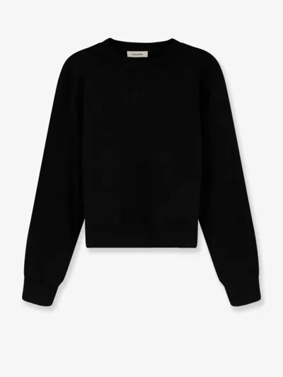 Entire Studios Pod Crew Cotton Sweatshirt In Black