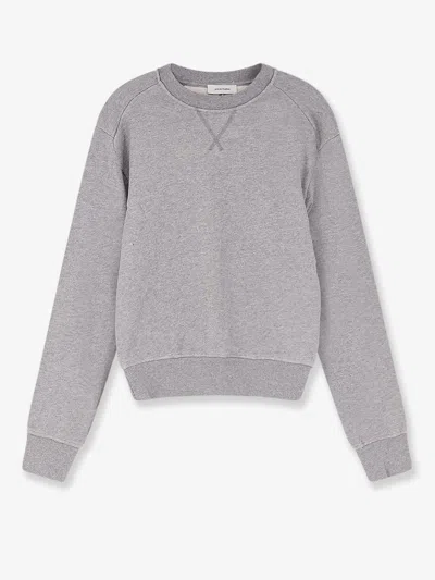 Entire Studios Pod Crew Cotton Sweatshirt In Gray