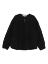 Entire Studios Pod Quilted Zip-front Bomber Jacket In Black