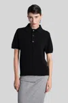 Entire Studios Polo In Black Wool In Black