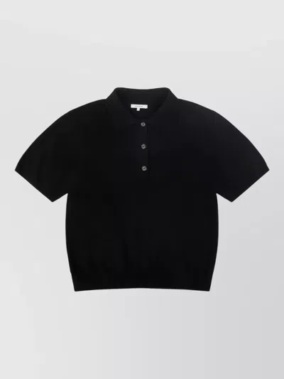 ENTIRE STUDIOS POLO KNIT SHORT SLEEVES RIBBED HEM
