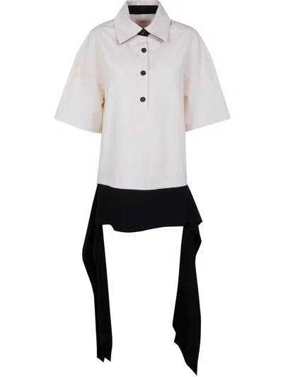 Entire Studios "polo" Top In White