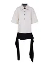 Entire Studios Polo Top In White