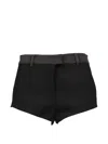 Entire Studios Pony Shorts In Black