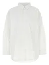 Entire Studios White Poplin Giant Oversize Shirt In White