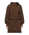 Entire Studios Port Pullover Sweatshirt In Brown