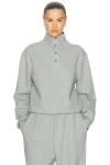 Entire Studios Port Pullover Sweatshirt In Gray