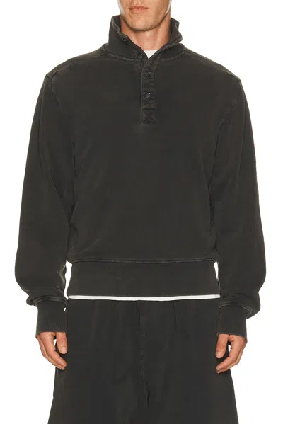 Entire Studios Port Pullover In Black