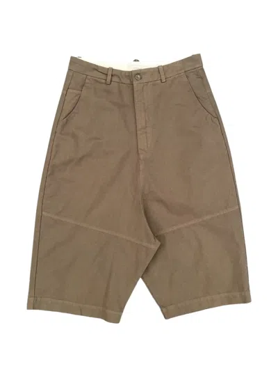 Entire Studios Prime Panelled Shorts In Animal Print