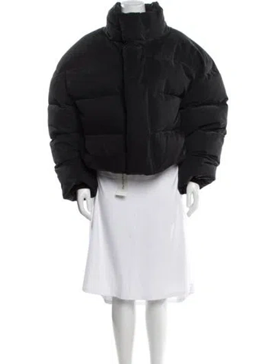 Pre-owned Entire Studios Puffer Jacket In Black