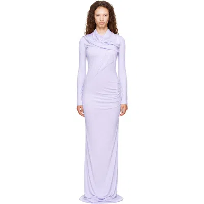 Entire Studios Purple Encase Maxi Dress In 8377 Pansy